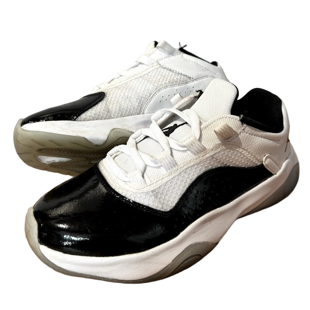 Nike Jordan 11 White Black Lows Back To School Running Shoes Sneakers Woman Sz 8